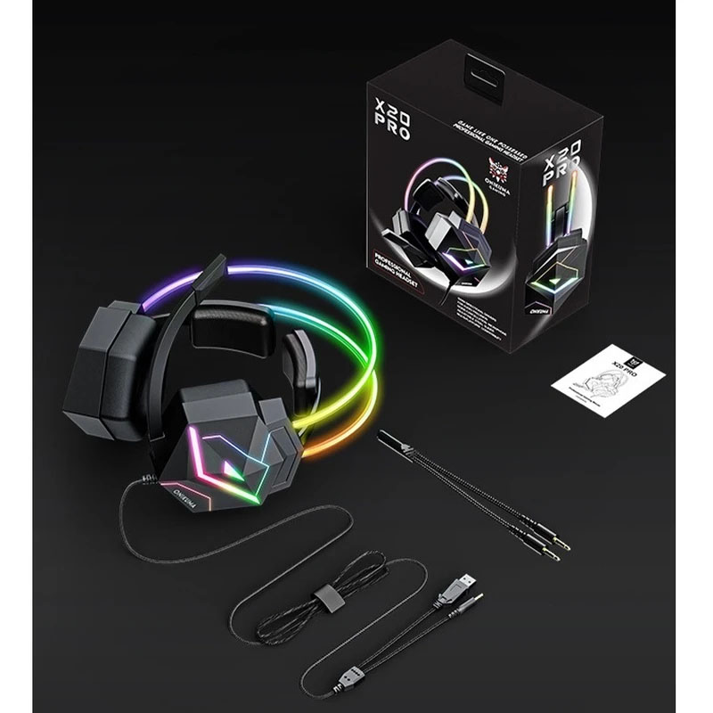 هدست مخصوص بازی اونیکوما مدل X20 RGB