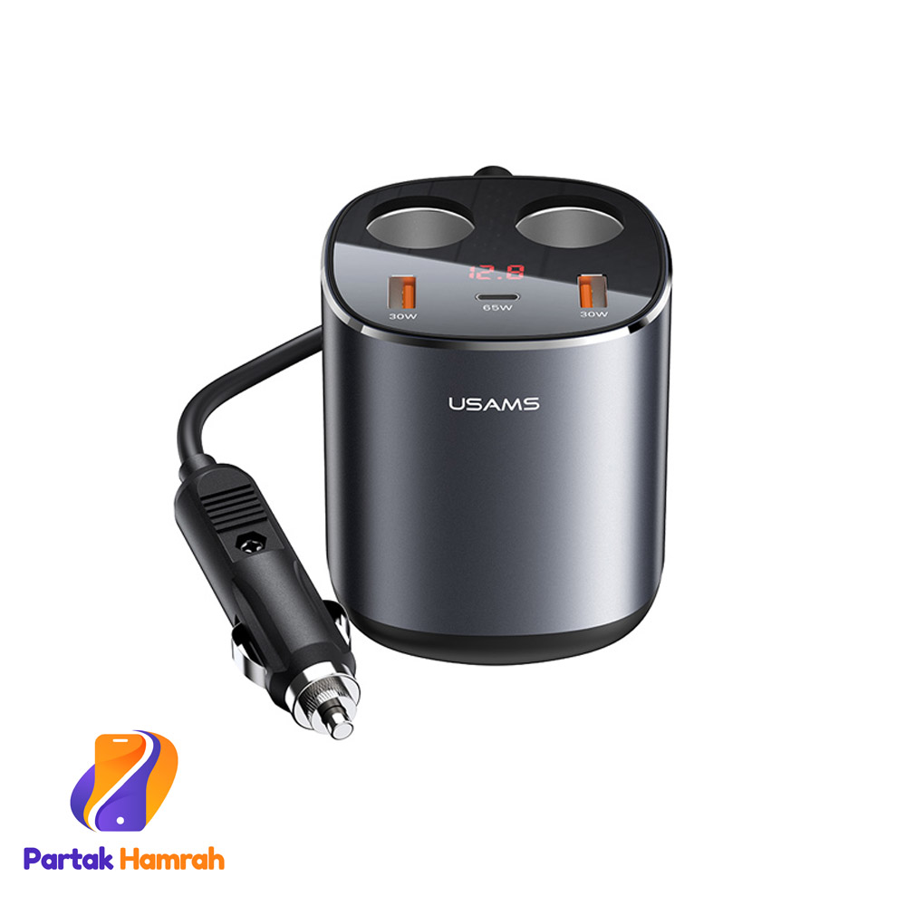 شارژر فندکی سوپر فست یوسمز مدل US-CC151 245w 2 شارژر فندکی سوپر فست یوسمز مدل US-CC151 245w
