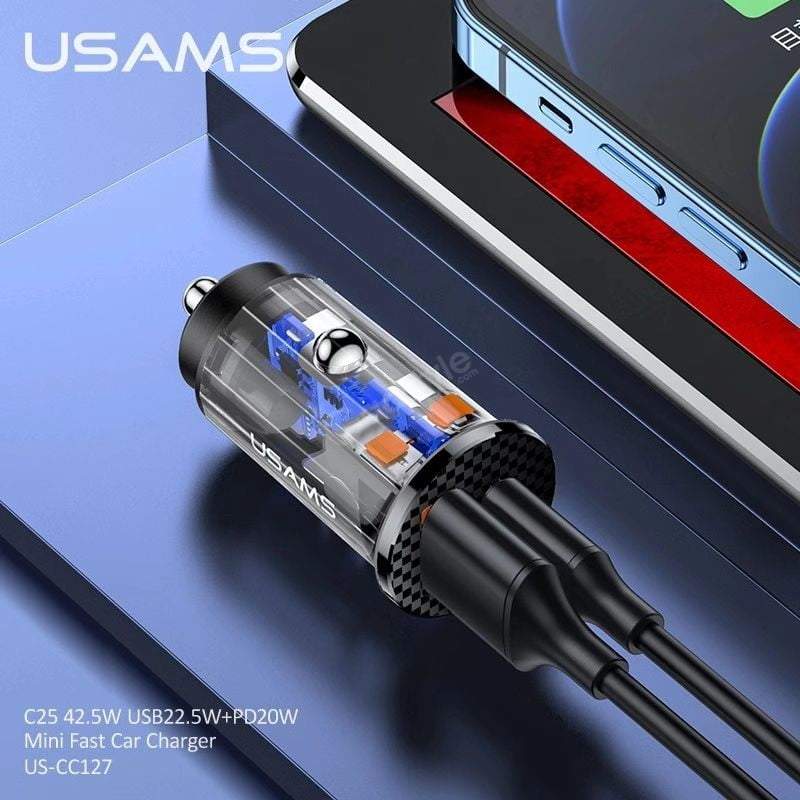 شارژر فندکی فست شارژ یوسمز مدل US-CC127 9 شارژر فندکی فست شارژ یوسمز مدل US-CC127