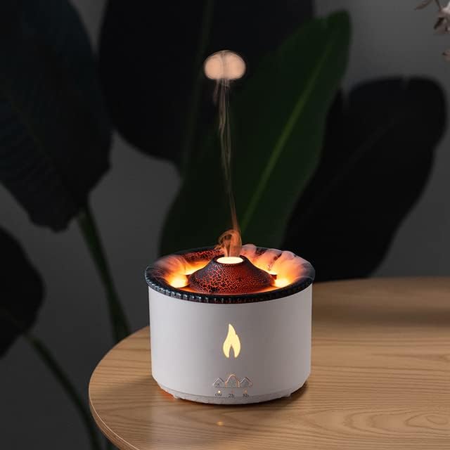 دستگاه پخش کننده عطر و رطوبت ساز طرح شعله آتشفشانی مدل J-V19