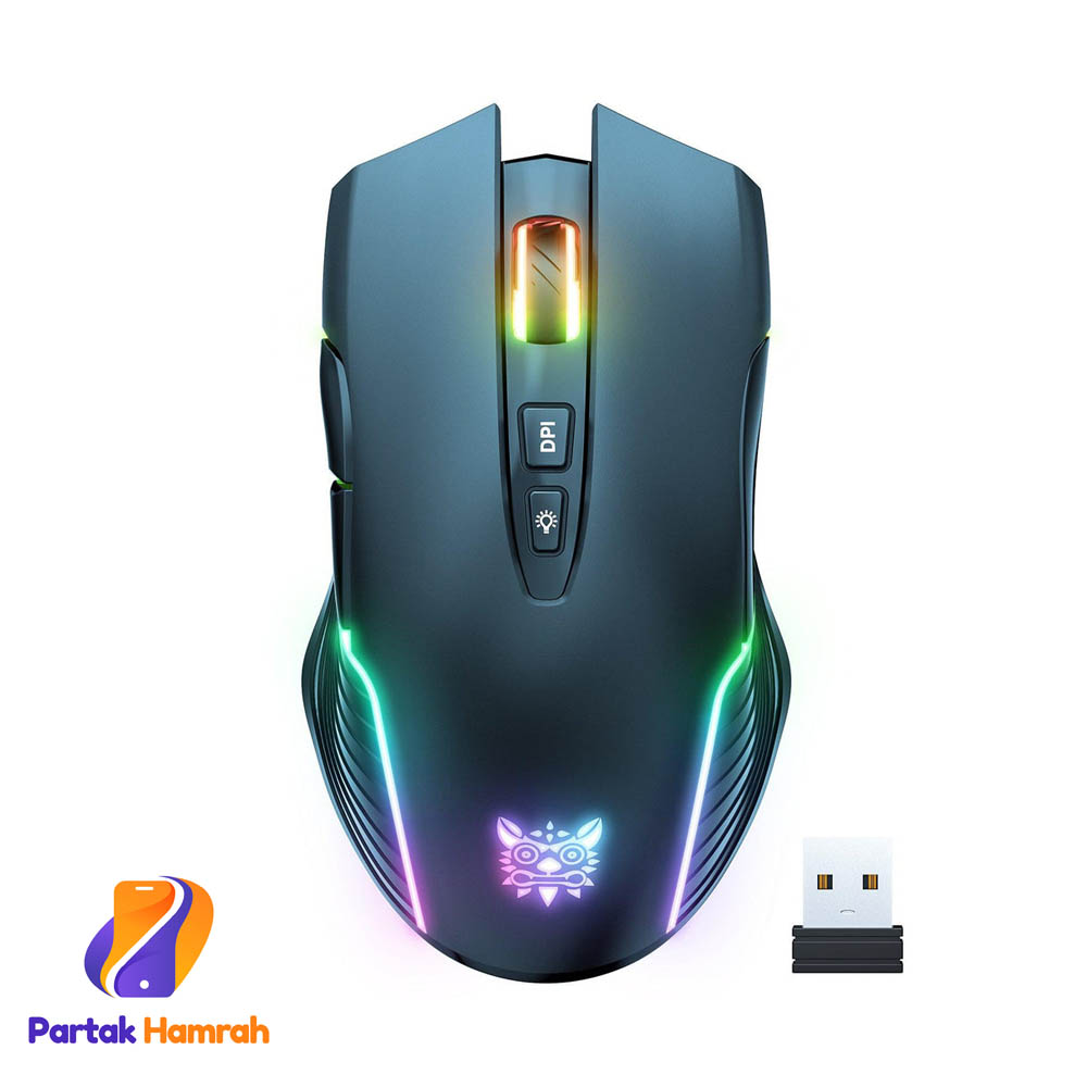 ماوس مخصوص بازی اونیکوما بی سیم مدل CW905 1 ماوس مخصوص بازی اونیکوما بی سیم مدل CW905