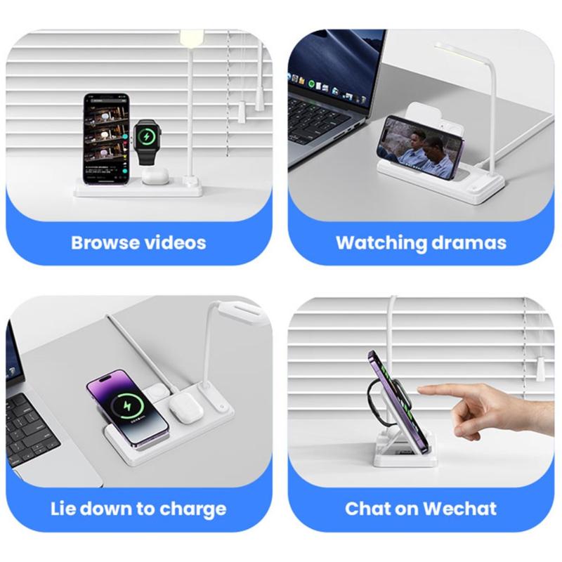 USAMS CD195 Magnetic Wireless Charges 15W 3 in 1 7