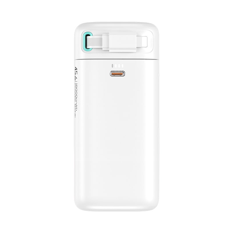 پاوربانک فست شارژ یوسمز مدل CD217-45W ظرفیت 18000 میلی آمپر به همراه کابل تایپ سی متصل