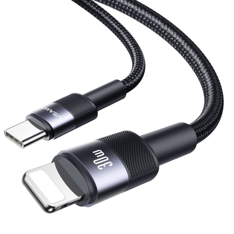 کابل تبدیل USB-C به لایتنینگ یوسمز مدل SJ729-30W طول 1.2 متر 9 کابل تبدیل USB-C به لایتنینگ یوسمز مدل SJ729-30W طول 1.2 متر