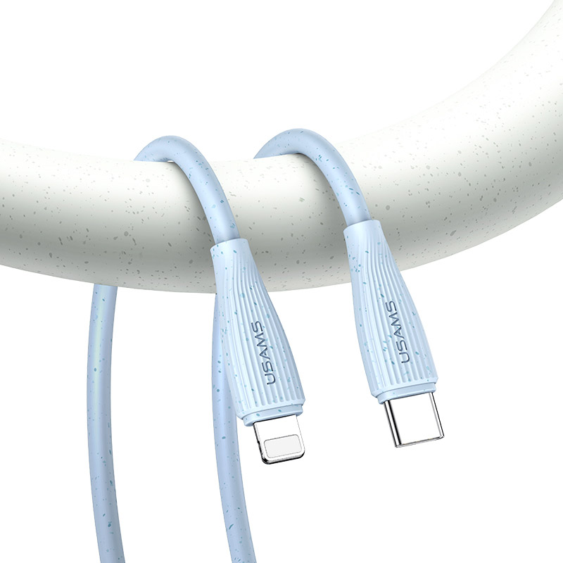 کابل تبدیل USB-C به لایتنینگ یوسمز مدل SJ717-30W طول 1.2 متر