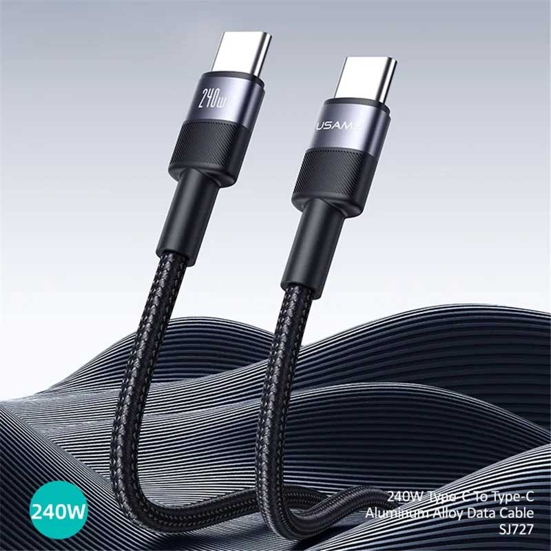 کابل USB-C یوسمز مدل SJ727-240W طول 1.2 متر