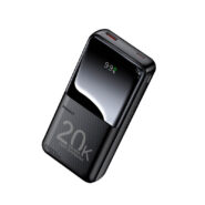 پاوربانک 22.5 وات ریمکس مدل RPP-990 ظرفیت 20000 میلی آمپر ساعت به همراه کابل USB-C و لایتنینگ