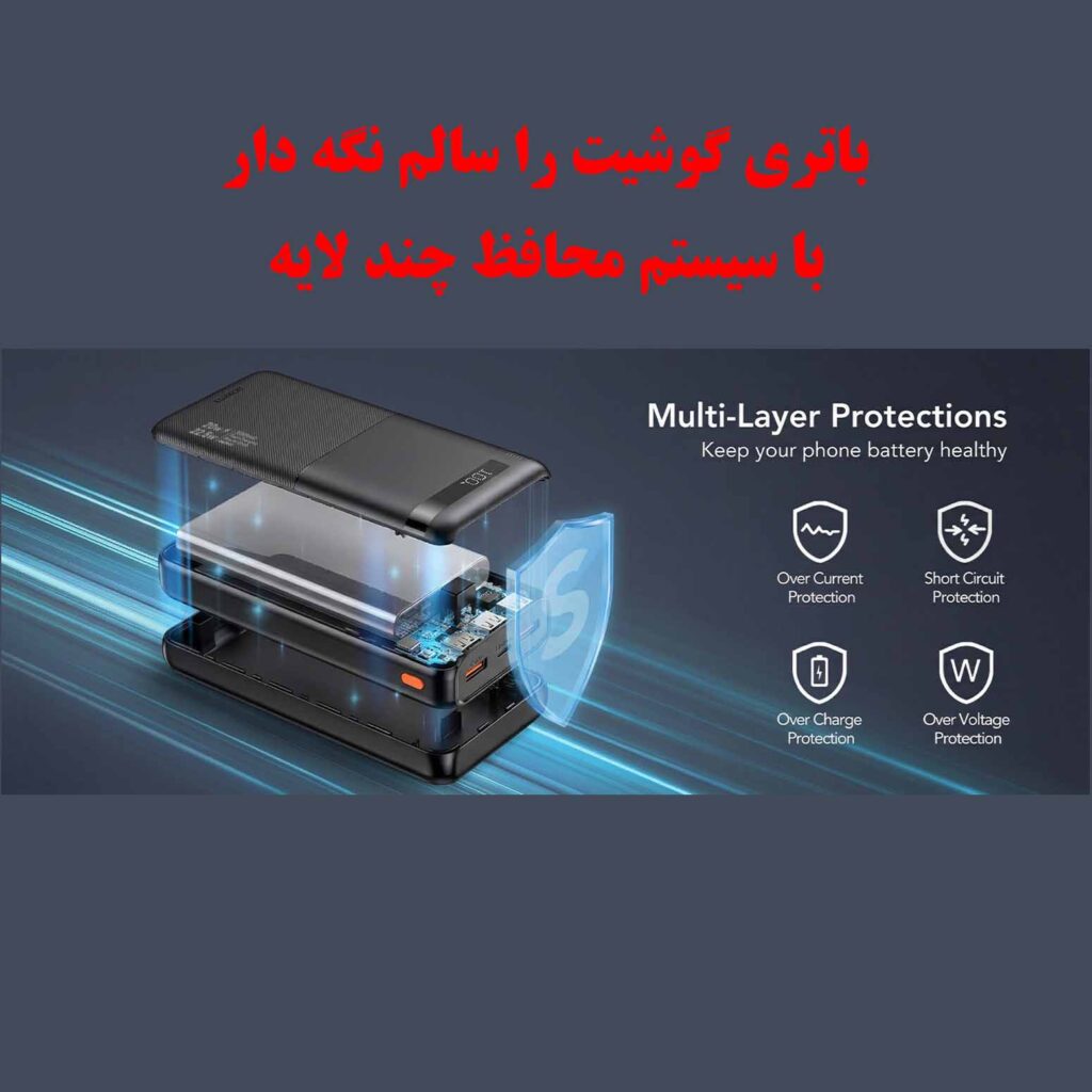 پاوربانک 22.5 وات ریمکس مدل RPP‑770 ظرفیت 30000 میلی آمپر ساعت 16 پاوربانک 22.5 وات ریمکس مدل RPP‑770 ظرفیت 30000 میلی آمپر ساعت