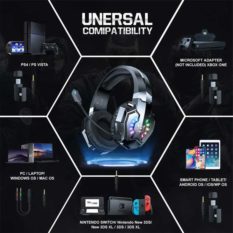 هدفون بی سیم گیمینگ اونیکوما مدل B15 11 هدفون بی سیم گیمینگ اونیکوما مدل B15