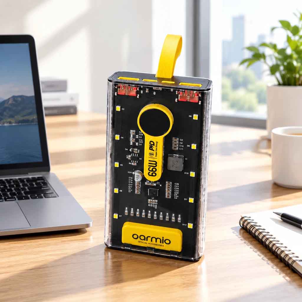 پاوربانک ۲۰۰۰۰ میلی‌آمپر ساعتی اُرمیو Oarmio مدل MXO-M184A