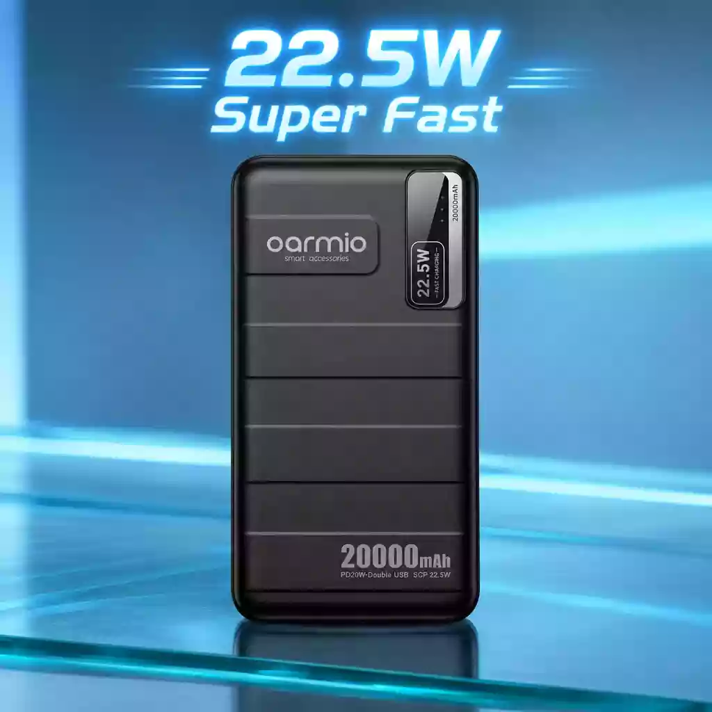 پاوربانک ۲۰۰۰۰ فست شارژ ۲۲.۵ وات اورمیو Oarmio مدل MXQ-M137A